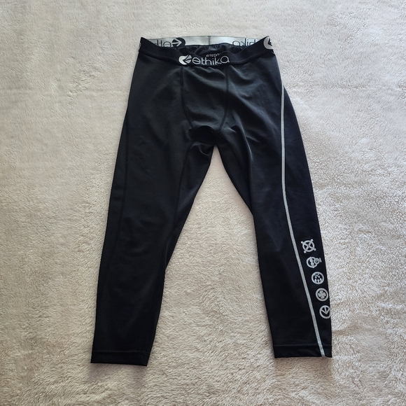Ethika Subzero Performance 3/4 Tight, Men's Size Medium - Black - Picture 5 of 9